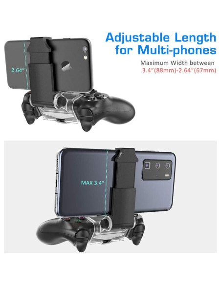 Soporte Ajustable para Teléfono Móvil OIVO PS4 - Compatible con iPhone y Android