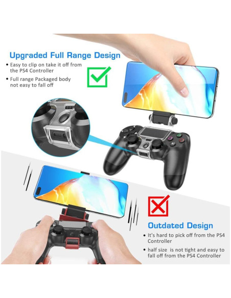 Soporte Ajustable para Teléfono Móvil OIVO PS4 - Compatible con iPhone y Android