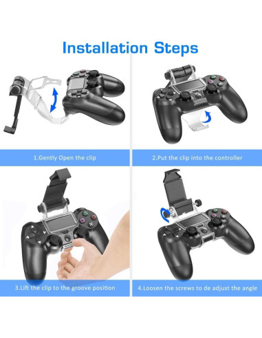 Soporte Ajustable para Teléfono Móvil OIVO PS4 - Compatible con iPhone y Android