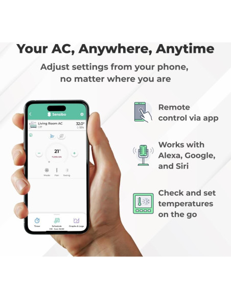 Controlador de Aire Acondicionado Sensibo Sky Wifi 220V Controlador de Aire Acondicionado Sensibo Sky Wifi 220V
