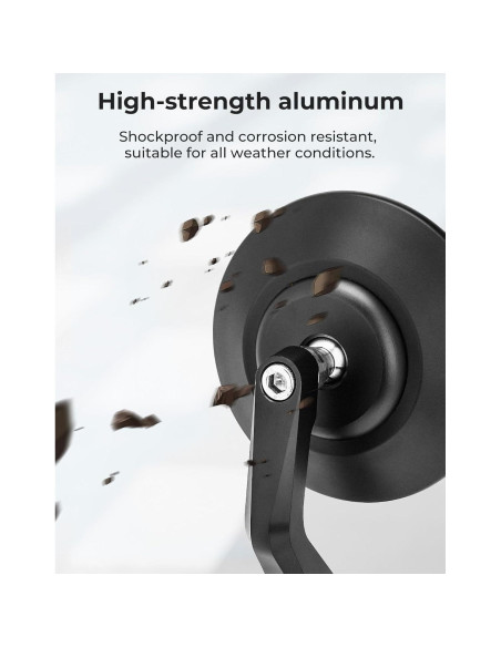 Espejos de Manillar KEMIMOTO 8,89 cm Antideslumbrante Universal