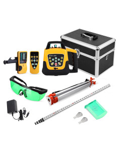 Nivel Láser Rotativo Iglobalbuy 500m con Trípode y Varilla