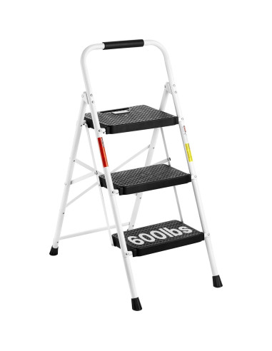 Escalera de 3 peldaños Arbusb Plegable Antideslizante
