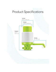 Bomba de agua manual Brio PU100LG 22,71L Verde 2