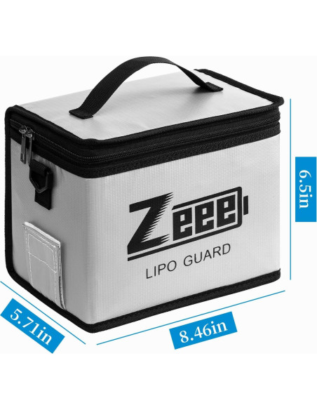 Bolsa de Almacenamiento Zeee para Baterías LiPo a Prueba de Fuego Bolsa de Almacenamiento Zeee para Baterías LiPo a Prueba de Fuego