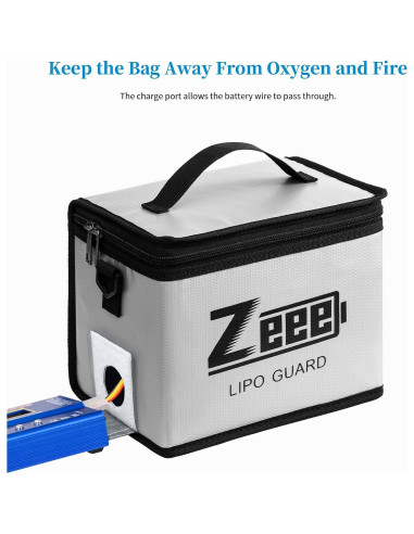 Bolsa de Almacenamiento Zeee para Baterías LiPo a Prueba de Fuego