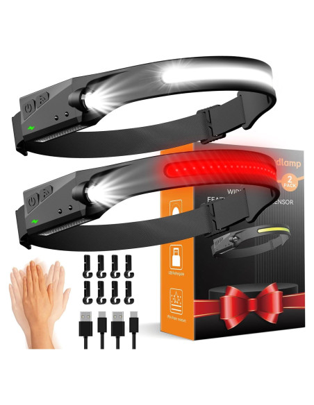 Linterna Frontal Recargable CANKROO CKHL01 350 Lúmenes IPX4