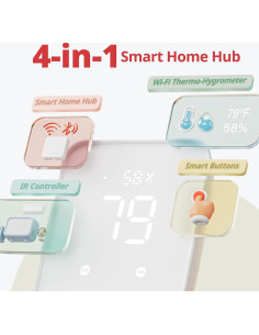 SwitchBot Hub 2 (2da Gen) Termómetro Higrómetro WiFi Inteligente 2