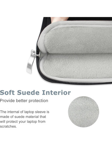 Funda para portátil Arisase 13.6" MacBook Air y Pro Negra