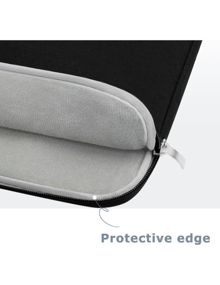 Funda para portátil Arisase 13.6" MacBook Air y Pro Negra