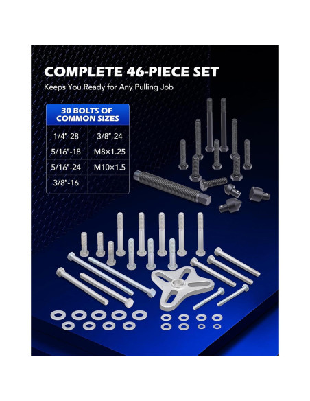 Kit Extractor Amortiguador Armónico Orion Motor Tech 49 Pzas