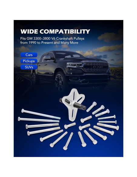 Kit Extractor Amortiguador Armónico Orion Motor Tech 49 Pzas