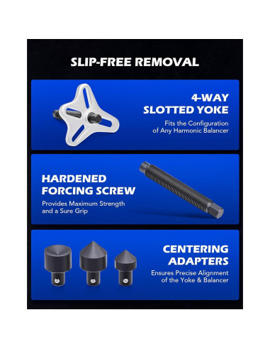 Kit Extractor Amortiguador Armónico Orion Motor Tech 49 Pzas