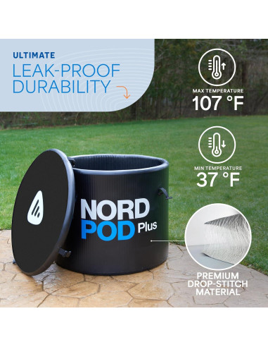 Baera de Hielo LifePro NordPod Plus 80 Galones Portátil