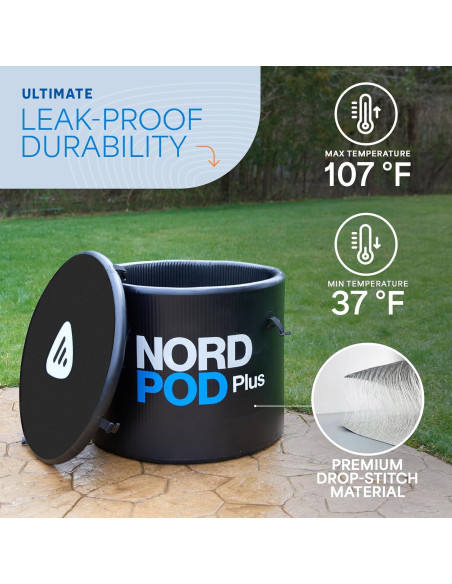 Baera de Hielo LifePro NordPod Plus 80 Galones Portátil