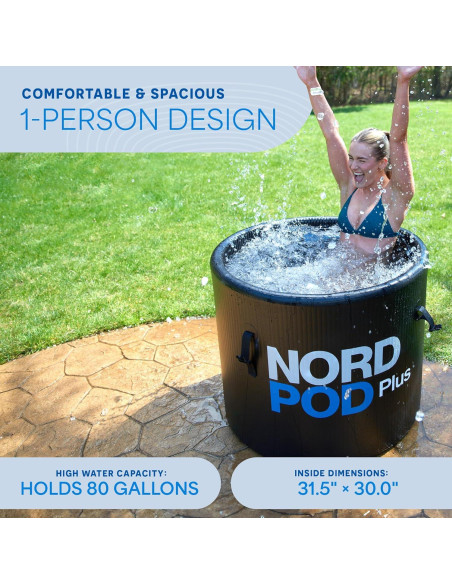 Baera de Hielo LifePro NordPod Plus 80 Galones Portátil