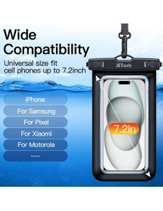 Funda Impermeable JETech para Teléfono hasta 18.29 cm 2