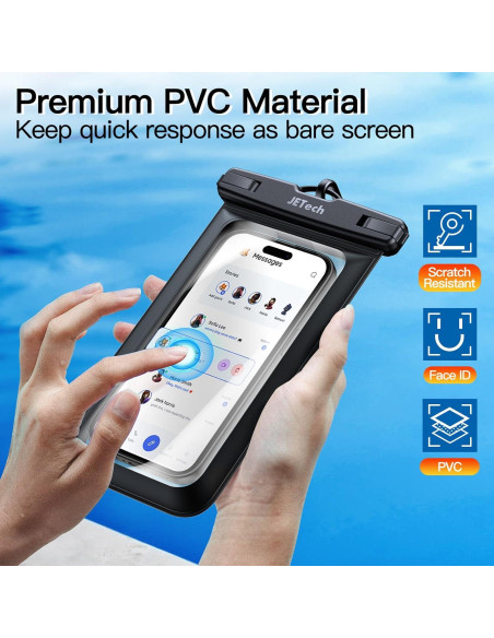 Funda Impermeable JETech para Teléfono hasta 18.29 cm