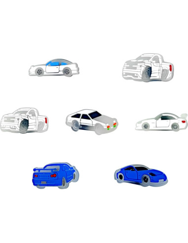 Encantos para Zapatos LZDICITARU 20 Piezas Brillan en la Oscuridad