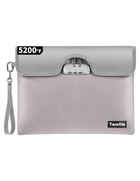 Bolsa de Dinero a Prueba de Fuego Tamfile 28x18 cm con Cerradura