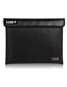 Bolsa Ignífuga LOJGOAY 35.4x26.9 cm Impermeable 8 Capas