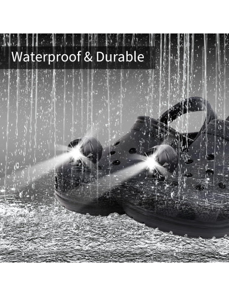 Linternas Recargables Vergissm LED para Zapatos - 2 Pcs Rojo