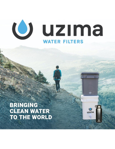 Filtro de Agua Uzima UZ-2 Portátil 2,02 kg para Camping