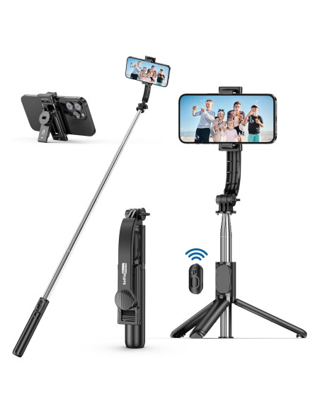 Palo Selfie Extensible SelfieShow con Control Remoto y Trípode
