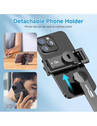 Palo Selfie Extensible SelfieShow con Control Remoto y Trípode