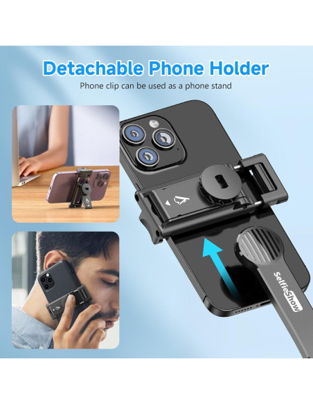 Palo Selfie Extensible SelfieShow con Control Remoto y Trípode