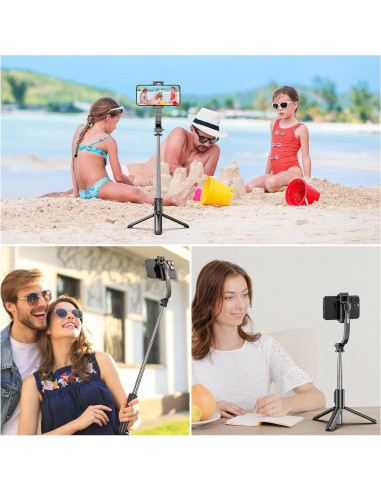 Palo Selfie Extensible SelfieShow con Control Remoto y Trípode