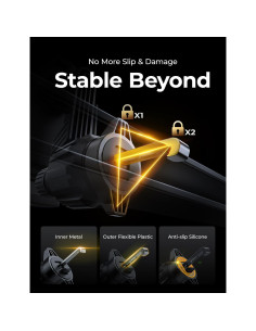 Soporte para Teléfono LISEN para Ventilación de Coche Negro 2