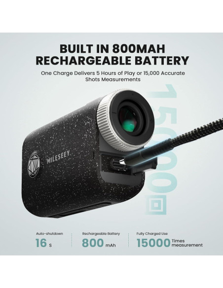 Buscador de Rango de Golf MiLESEEY PF1 OLED 1006.8m