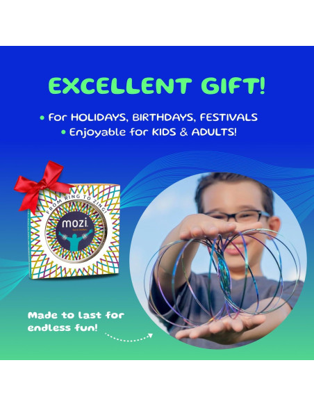 Pulsera Giratoria Mozi - Juguete Espiral 3D para Niños y Adultos Pulsera Giratoria Mozi - Juguete Espiral 3D para Niños y Adultos