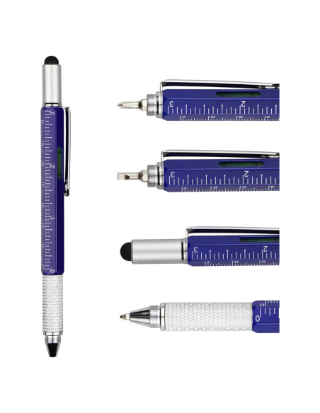 Bolígrafo Multifuncional DUNBONG 6 en 1 - Azul