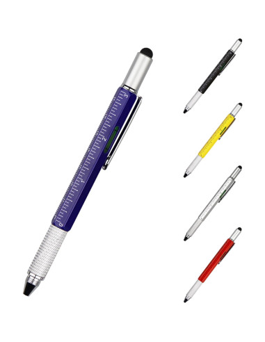 Bolígrafo Multifuncional DUNBONG 6 en 1 - Azul