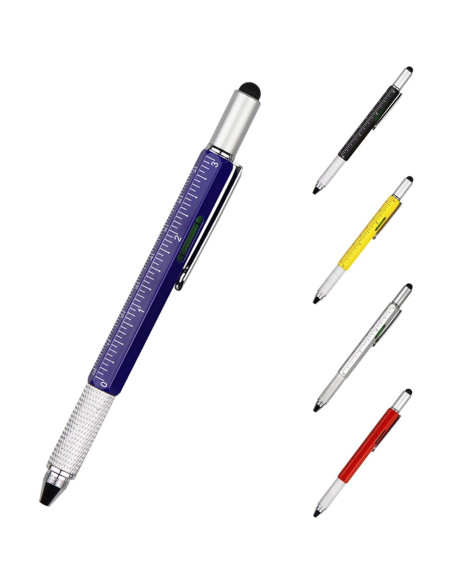 Bolígrafo Multifuncional DUNBONG 6 en 1 - Azul