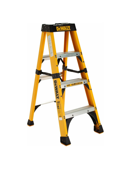Escalera DeWalt de Fibra de Vidrio 4 Pies 375 lbs DXL3410-04