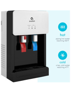 Dispensador de Agua Avalon B8WHT Sin Botella - Filtros Duales 2