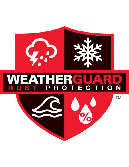 Kit de Puerta Antisag National Hardware N166-004 Negro