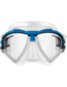 Máscara de Buceo Cressi Matrix para Adultos - Claro/Azul 2