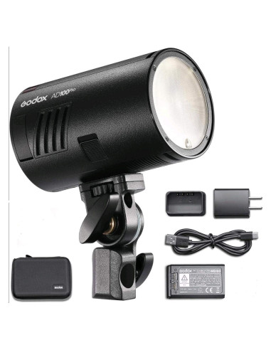 Flash de Estudio Godox AD100Pro 5800K Inalámbrico 100Ws