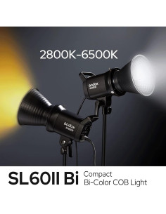 Luz LED Bi-Color Godox SL60IIBi 75W 2800K-6500K 25100Lux 2
