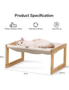 Cama para Gatos FUKUMARU Sofá Acolchado Blanco 53x42 cm 2