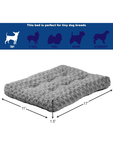 Cama para Mascotas MidWest 18cm Gris Ombré Swirl Acolchada