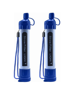 Paquete de 2 Popotes Purificadores de Agua LoGest - Portátil