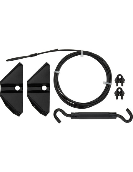 Kit de Puerta Antisag National Hardware N166-004 Negro