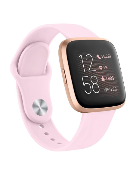 Bandas de Silicona AK para Fitbit Versa 2 - Rosa