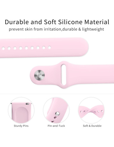 Bandas de Silicona AK para Fitbit Versa 2 - Rosa