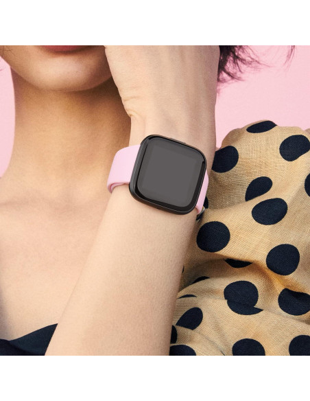 Bandas de Silicona AK para Fitbit Versa 2 - Rosa